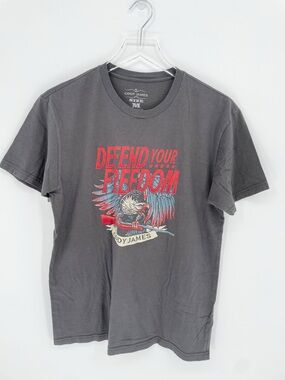 Cody James Defend Your Freedom Graphic Logo Short Sleeve Band T Shirt